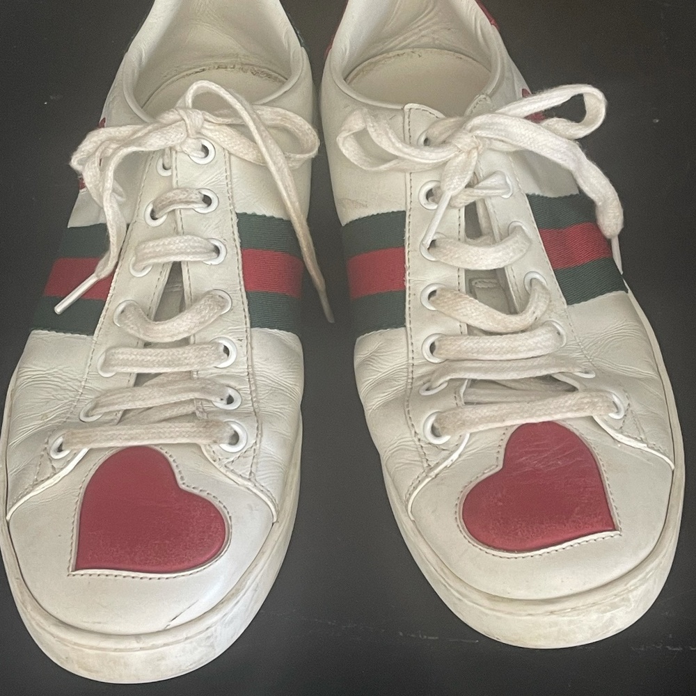 Gucci Heart Sneakers